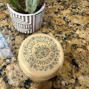 Vintage 1992 Claire Burke “Original” Candle – Rare Grannycore Floral Jar